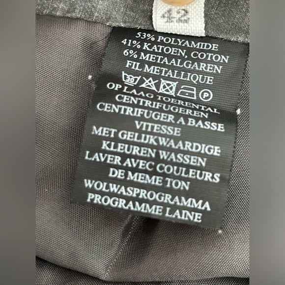 LIBERTY ISLAND Subtle Metallic Drop Waist Midi Skirt - Picture 5 of 6